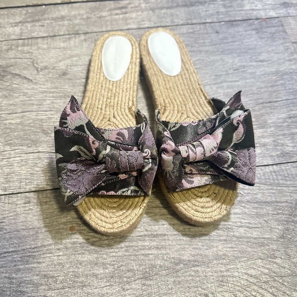 Rebecca Minkoff Pink and Black Espadrilles